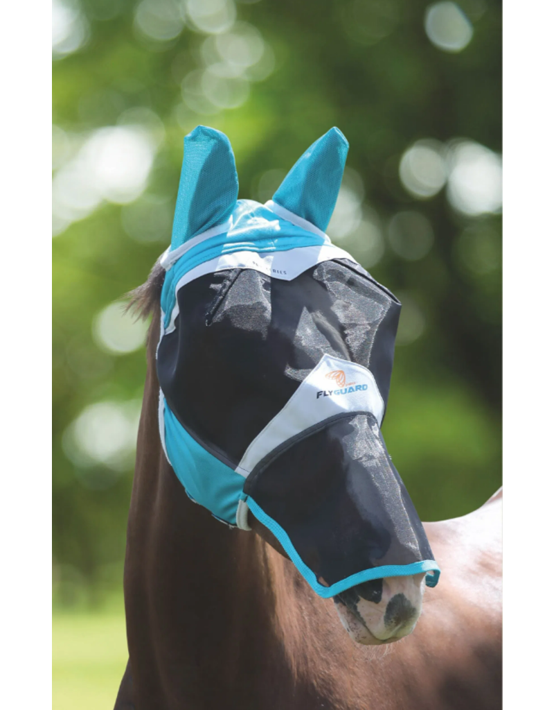 Shires Fine Mesh Fly Mask with Ears & Nose