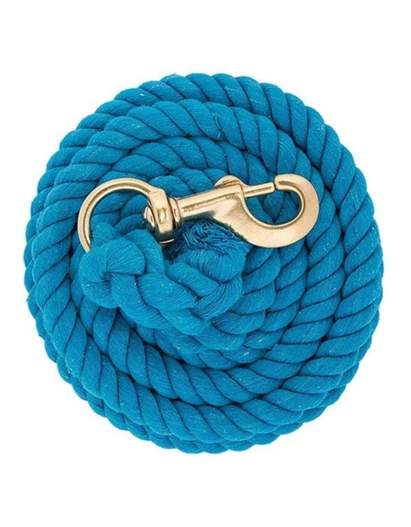Weaver 10' Cotton Lead Rope with Brass Snap