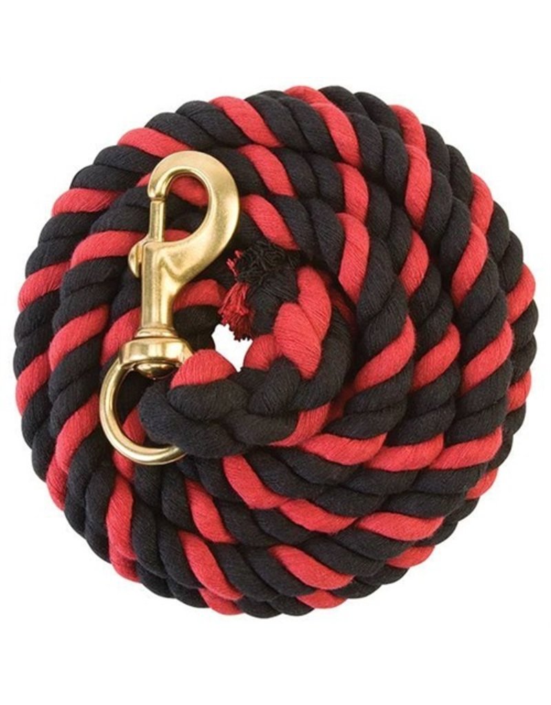 Weaver 10' Cotton Lead Rope with Brass Snap