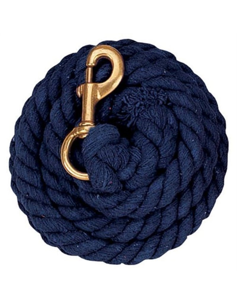 Weaver 10' Cotton Lead Rope with Brass Snap