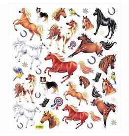 GT Reid Horses & Horseshoes Stickers