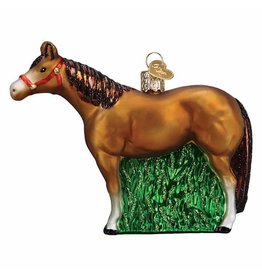 GT Reid Glass Horse with Halter Ornament