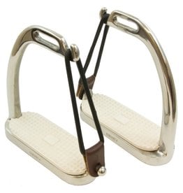 Coronet Peacock Safety Stainless Steel Stirrup Irons