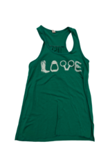 Love Tank Top Green Small