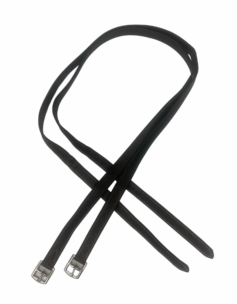 CNT 2385C Schockemohle Chantilly Stirrup Leathers Espresso 58" Happy