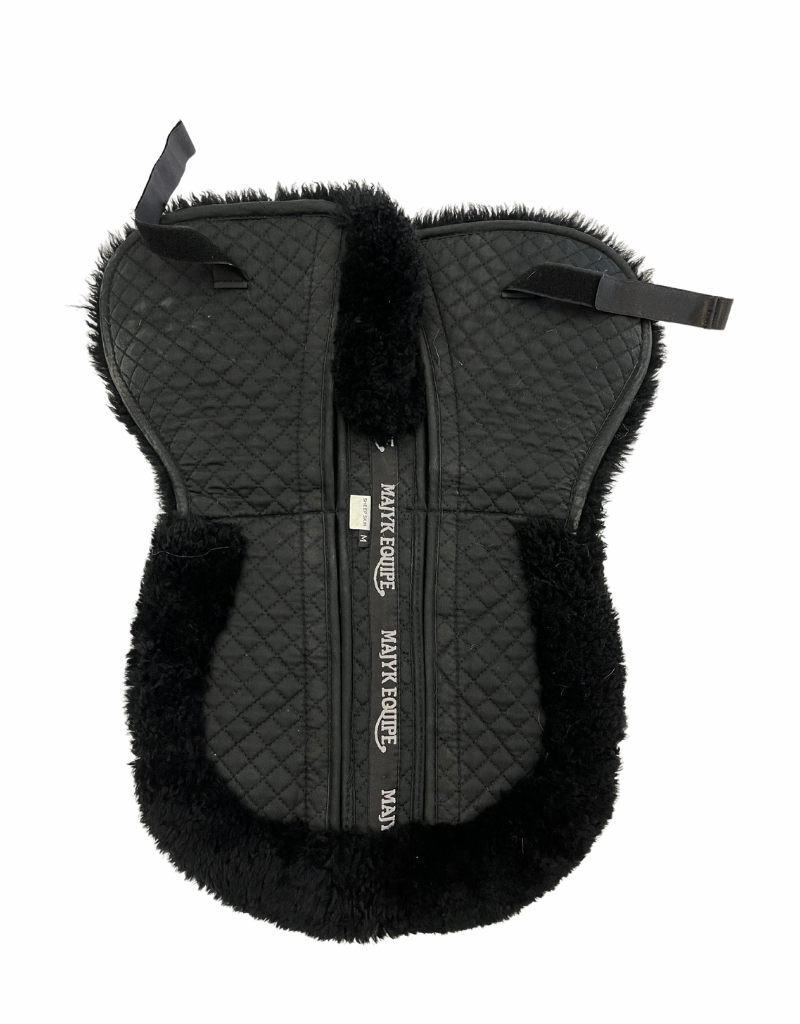 Majyk Equipe Ergonomic Shimmable Fleece Half Pad Black Medium