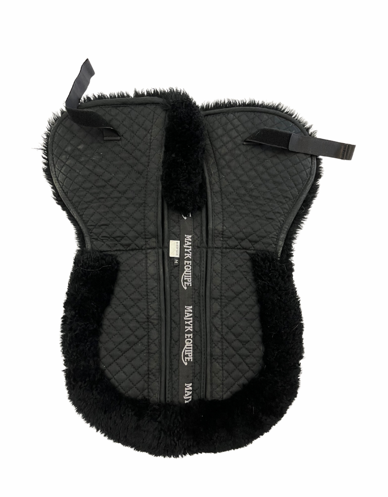 CNT 2401A Majyk Equipe Ergonomic Shimmable Fleece Half Pad Black Medium