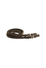 Tory Leather 5/8" Flat Buckle End Reins Black