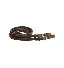 Tory Leather 5/8" Flat Buckle End Reins Black