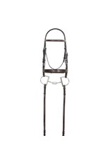 Ovation Classic Fancy Raised Wide Noseband Bridle with Laced Reins