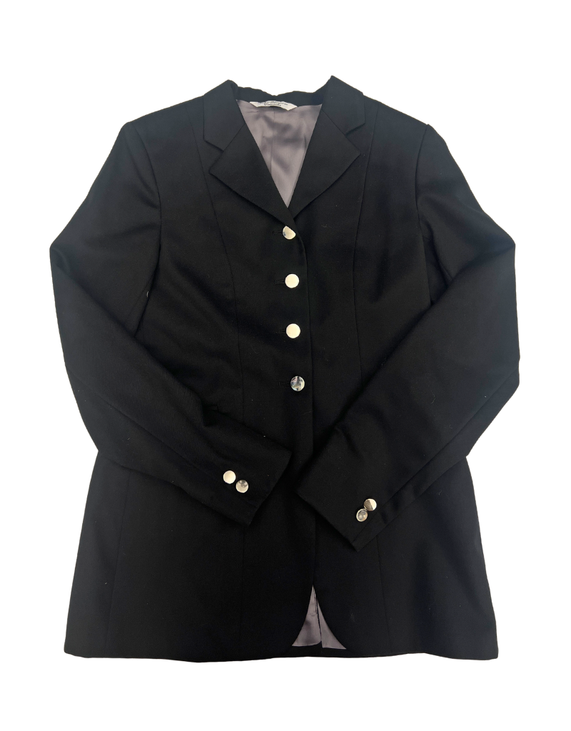 Elite Dressage Show Coat Black 12R/Small