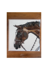 Small Bay Horse Head Painting