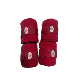 Professional Choice Polo Wraps Set of 4 Red