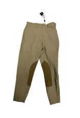 Ariat Pro Series Side Zip Knee Patch Breeches Tan 24 (new)