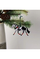 Hunt Seat Paper Co Wooden Pony Ornament