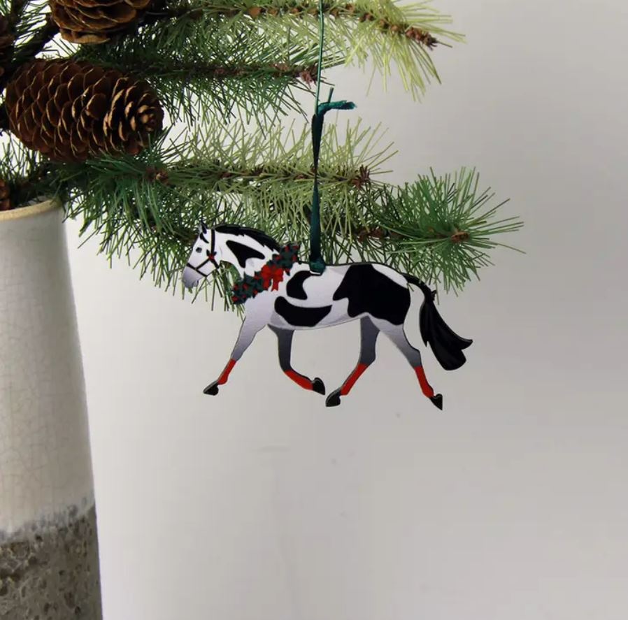 Wooden Pony Ornament Happy Horse Tack Shop