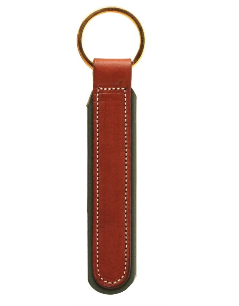 Tory Leather Padded Leather Key Fob