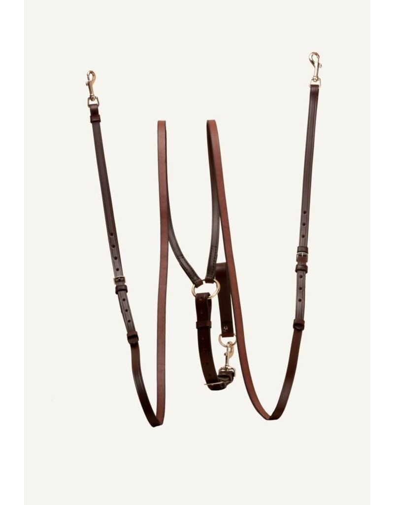 Tory Leather Vienna Side Reins with Girth Loop