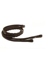Tory Leather X-Long Laced Reins Black 72"