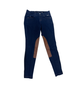 Kerrits Stretch Denim Knee Patch Breeches - Happy Horse Tack Shop