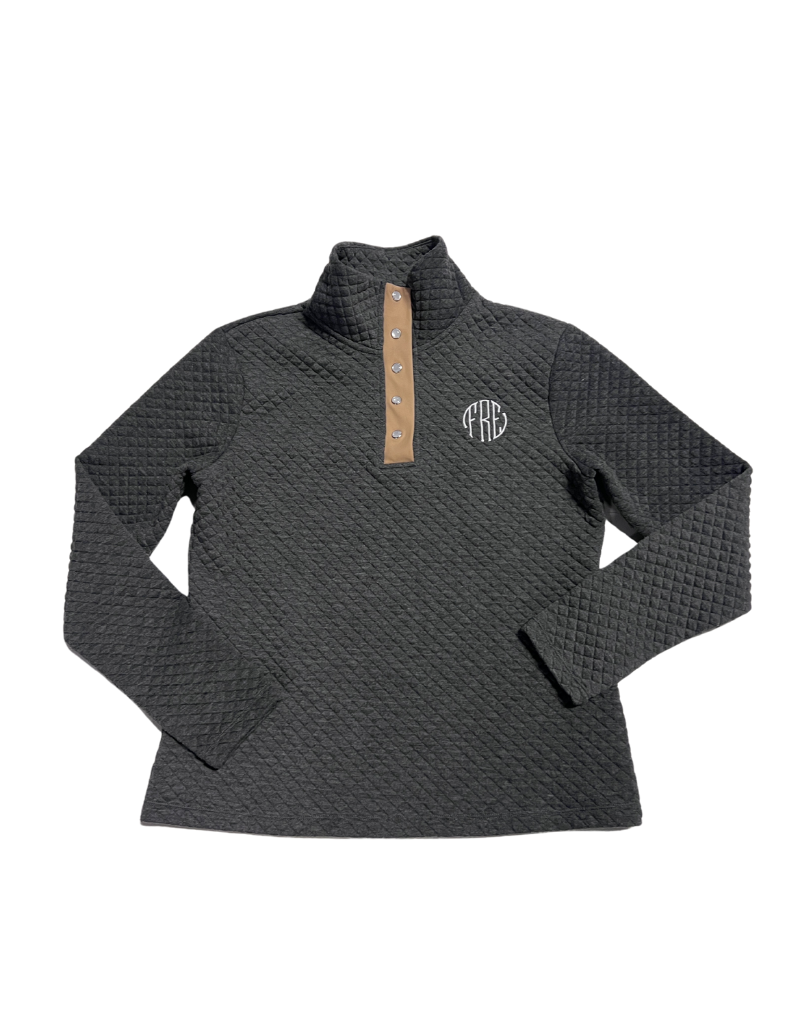 Free Ride Equestrian Pullover Grey Small