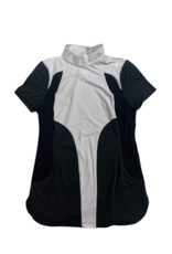 Equiline Carol Show Shirt Black/White Medium (new)