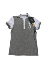 Equiline Moira Polo Shirt Melange Gray Medium (new)