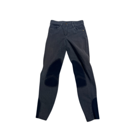 Ovation Knee Patch Breeches Grey/Navy 24