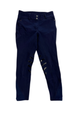 Dublin Silicone Knee Patch Breeches Navy 28