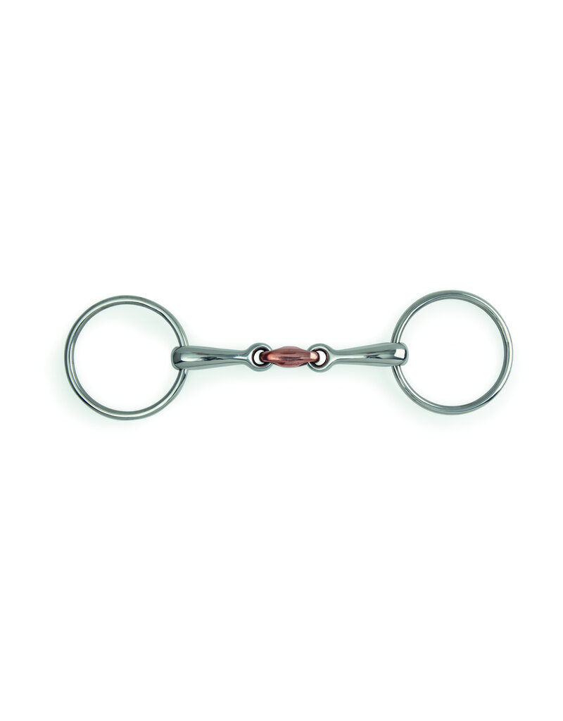 Shires Copper Oval Link Loose Ring Bit
