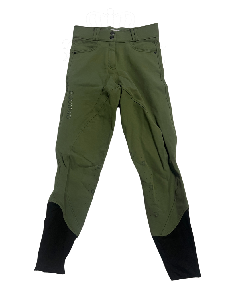 Equipad Silicone Knee Patch Breeches Olive Green 6