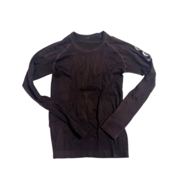 "CSU Equestrian" Long Sleeve Compression Shirt Brown Small