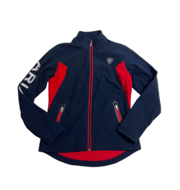 Ariat Softshell Jacket Navy/Red Medium