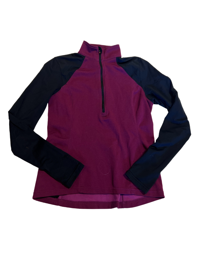 Kerrits Quarter Zip Fleece Shirt Pink/Black Small