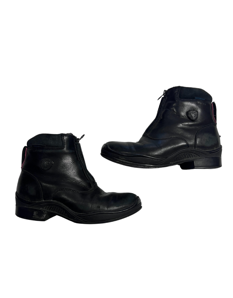 Ariat Waterproof Insulated Zip Up Paddock Boots Black 9
