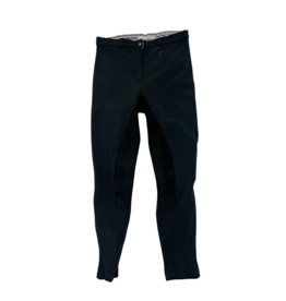 Trainer's Choice Leather Full Seat Breeches Black 30