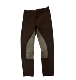 Golden Dress Leather Full Seat Breeches Brown 30L