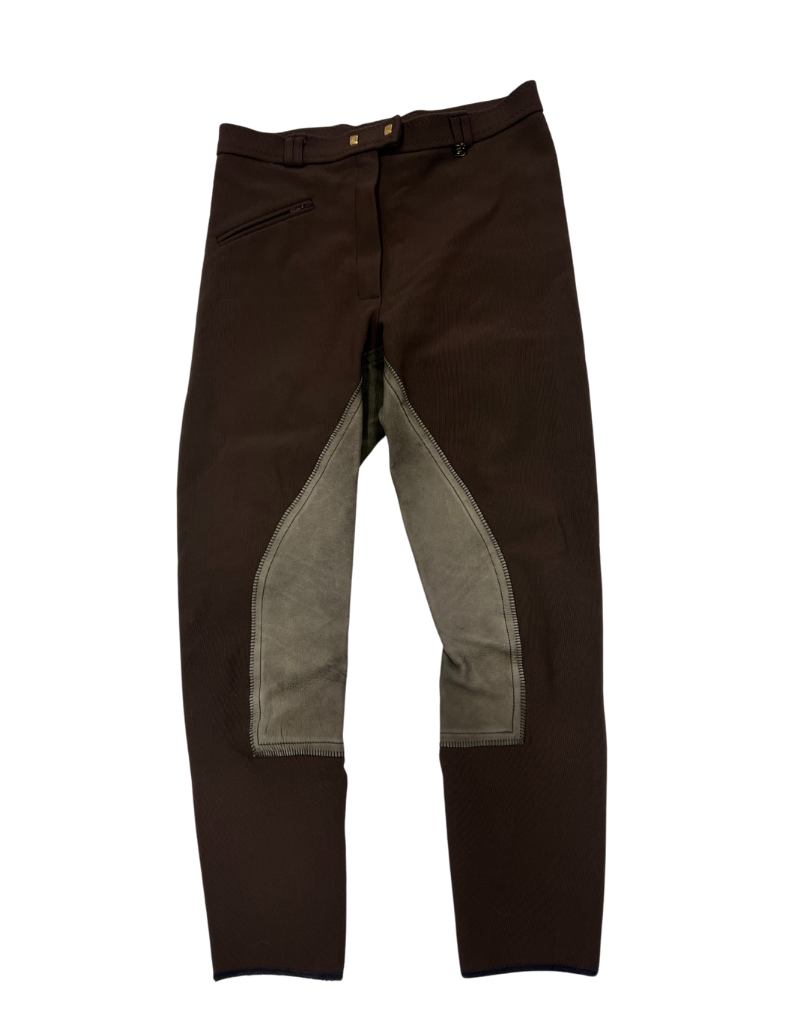 Golden Dress Leather Full Seat Breeches Brown 30L