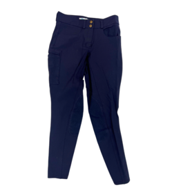Stevie Equestrian Knee Patch Breeches Navy 24
