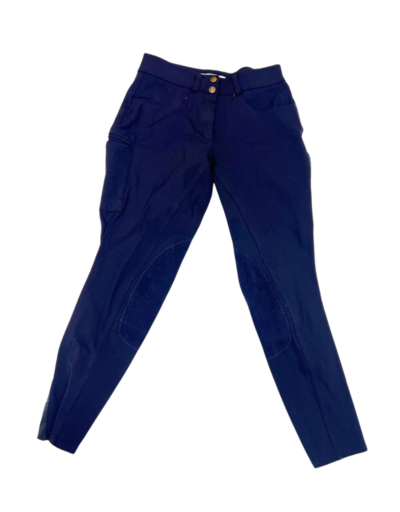 Stevie Equestrian Knee Patch Breeches Navy 26