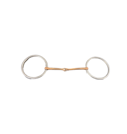 Loose Ring Copper Snaffle Bit 5"