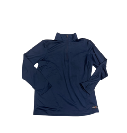 Kerrits Kids Quarter Zip Long Sleeve Shirt Navy XL