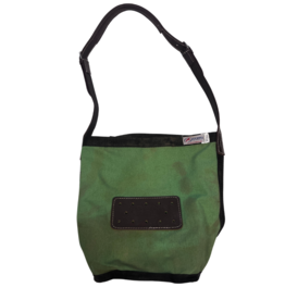 Derby Original Feed Bag with Leather Strap Green Full