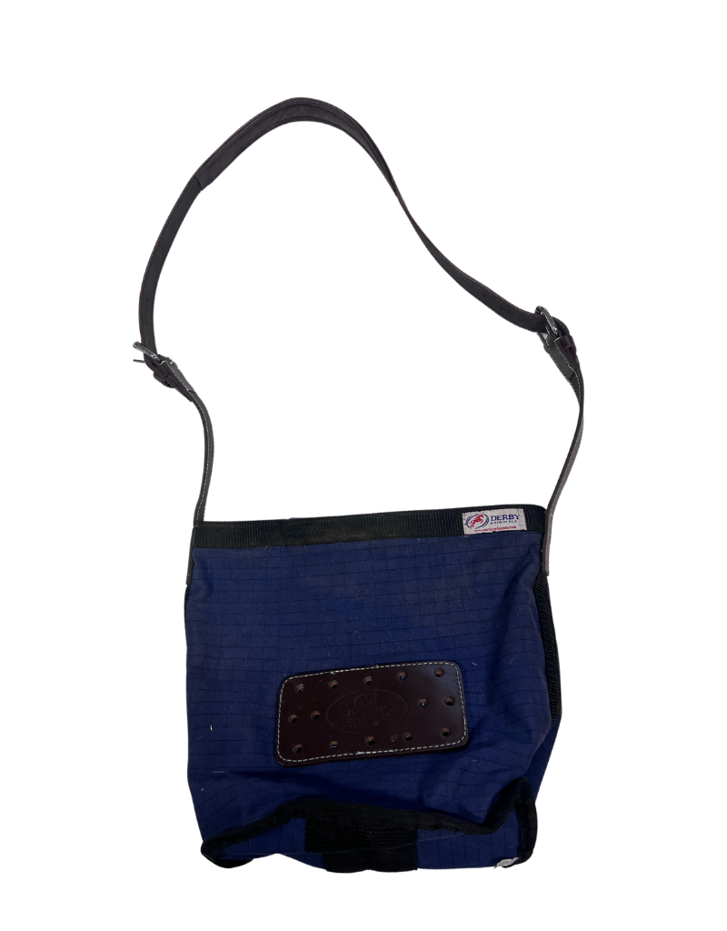 Derby Original Feed Bag with Leather Strap Navy Full