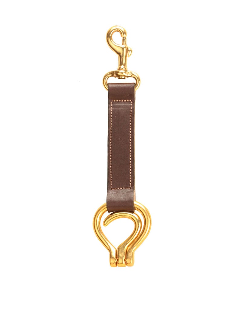 Tory Leather Hoof Pick Key Fob Havana