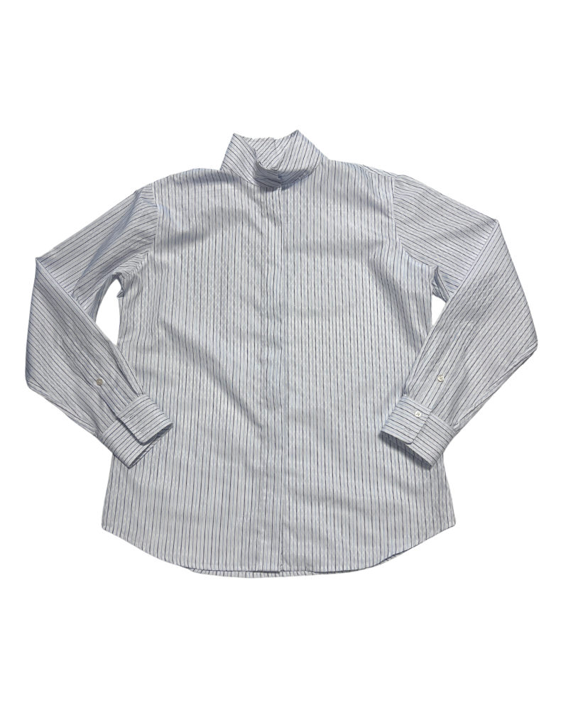 Tailored Sportsman Button Up Show Shirt White/Stripe 10