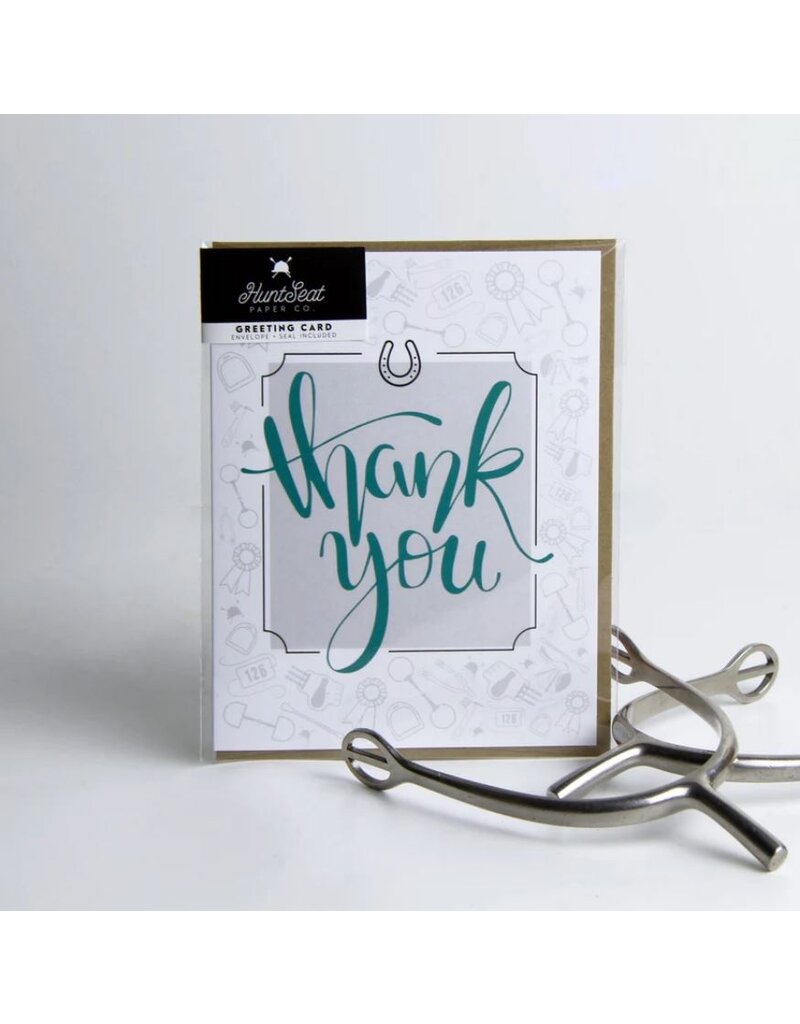 Hunt Seat Paper Co Equestrian Thank You Card