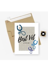 Hunt Seat Paper Co Best Vet Ever Card