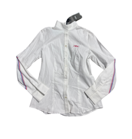 GPA Louise Button Down Show Shirt White Medium (new)