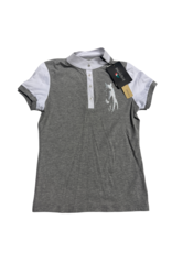 Equiline Moira Polo Shirt Melange Grey Medium (new)